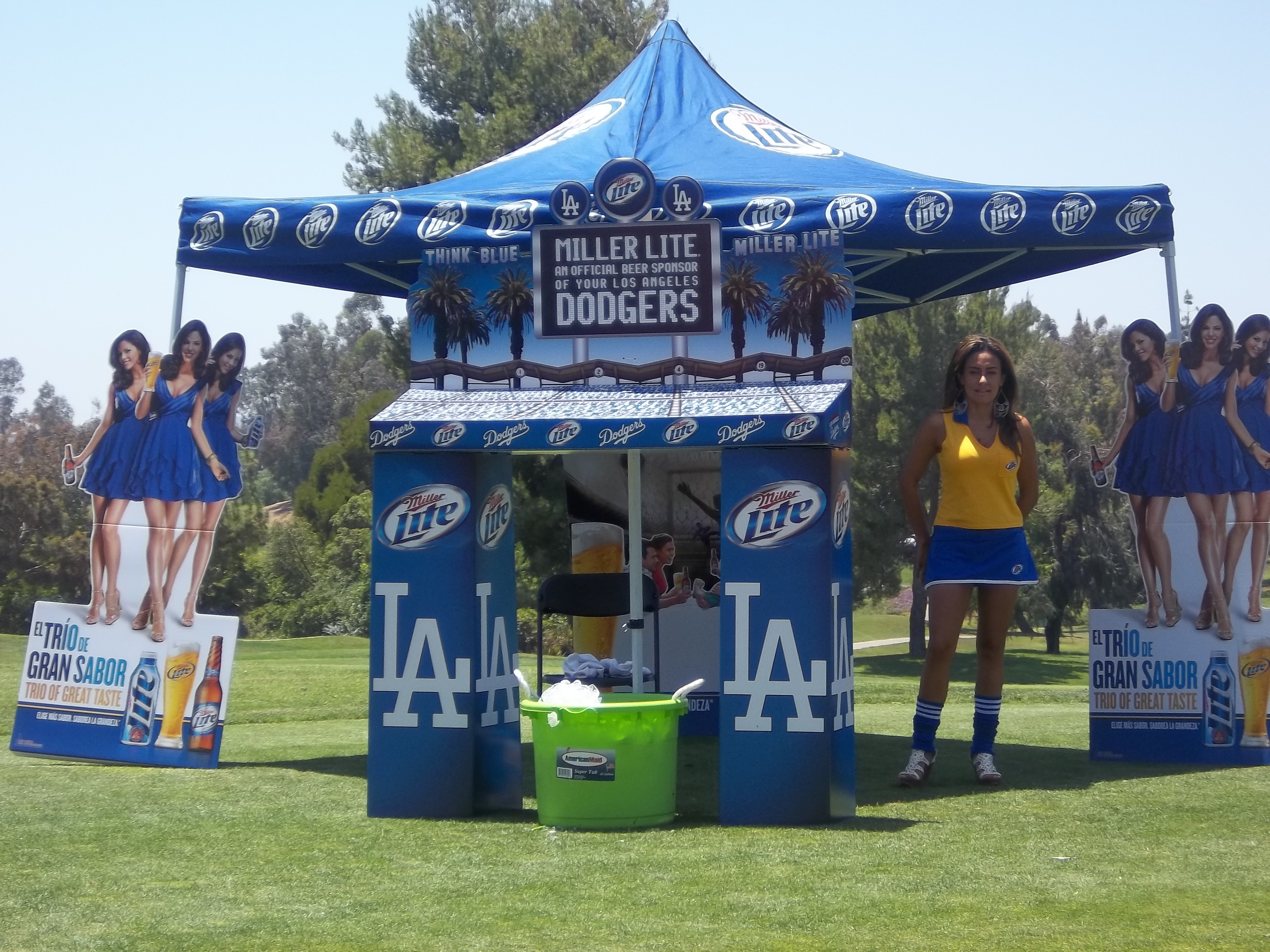 Miller Lite and LA Dodgers sports partnership activation