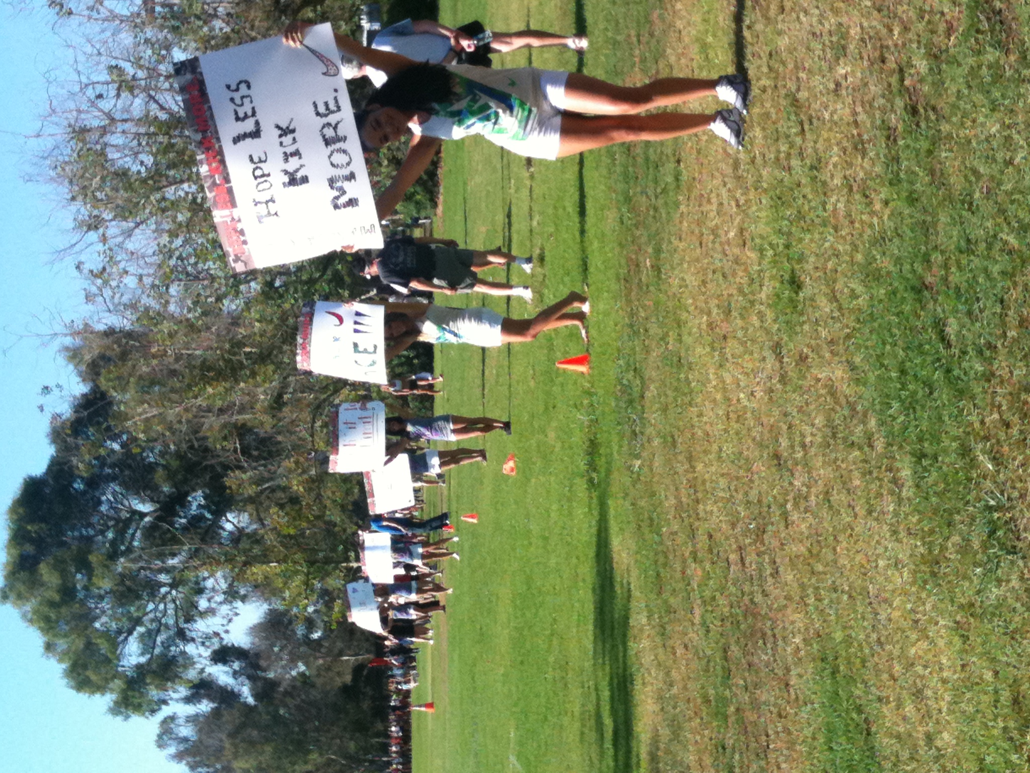 Large-scale Nike experiential marketing event with motivational messaging